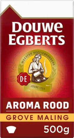 Douwe Egberts Aroma Rood Grove Maling Filterkoffie - 6 X 500 Gram -Koffie Korting Winkel 643x1200 1
