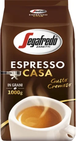 Segafredo Espresso Casa Koffiebonen - 8 X 1 Kg -Koffie Korting Winkel 648x1200