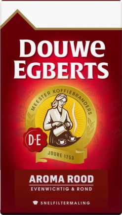 Douwe Egberts Aroma Rood Filterkoffie - 24 X 250 Gram -Koffie Korting Winkel 681x1200 1