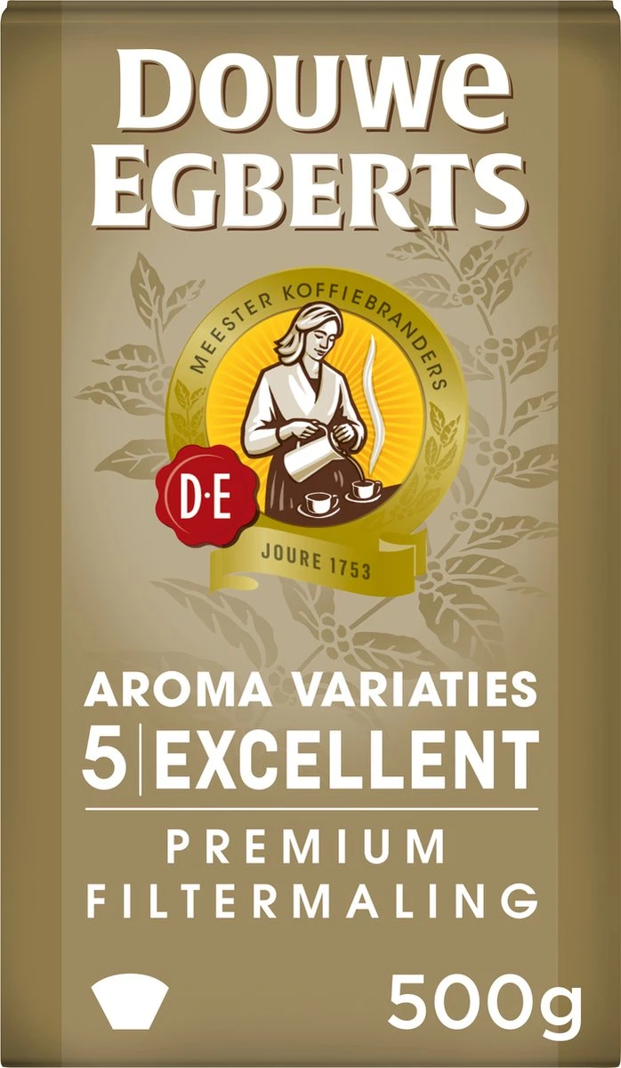 Douwe Egberts Excellent Filterkoffie - 6 X 500 Gram 8 Douwe Egberts Excellent Filterkoffie - 6 X 500 Gram - Afbeelding 8