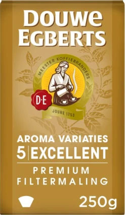 Douwe Egberts Excellent - Filterkoffie - 12 X 250 Gram -Koffie Korting Winkel 699x1200