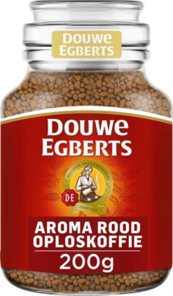 Douwe Egberts Aroma Rood Oploskoffie - 6 X Pot Van 200 Gram -Koffie Korting Winkel 701x1200