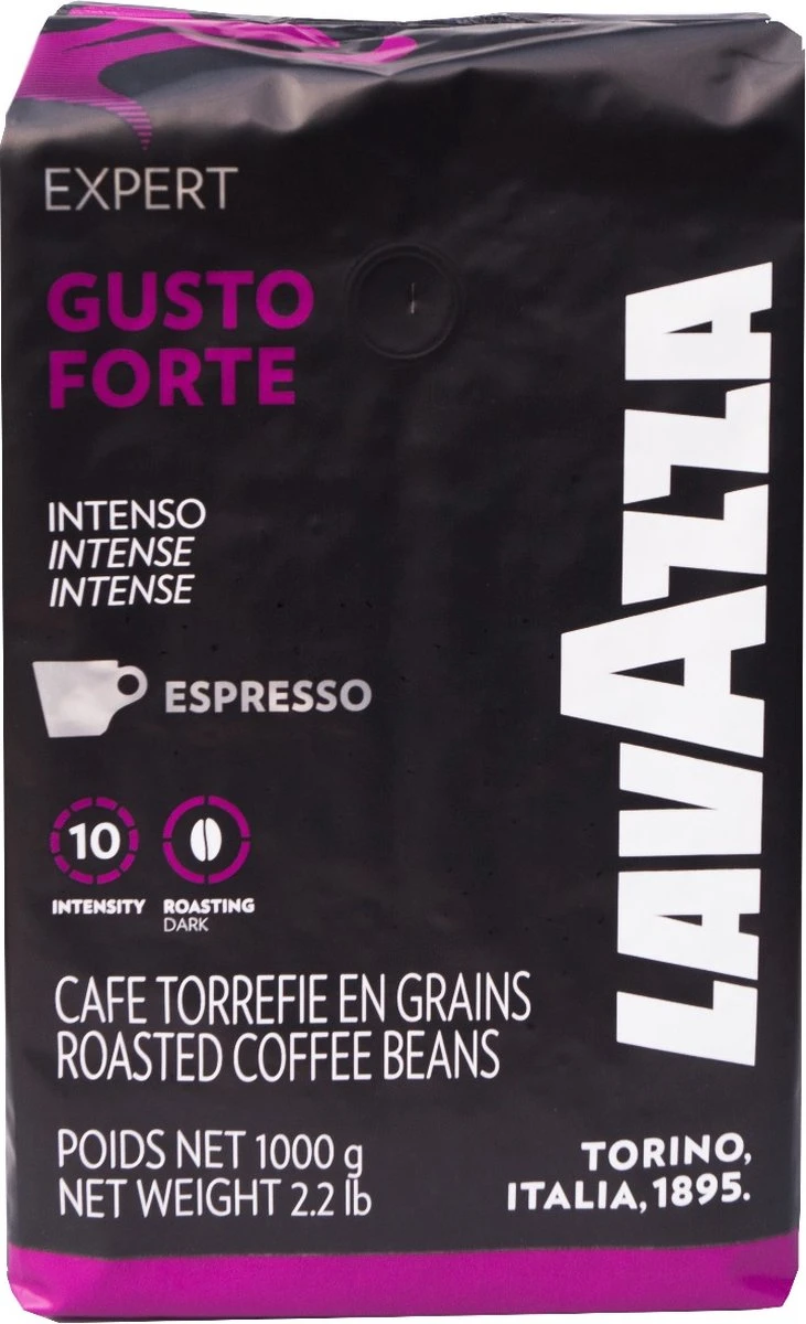 Lavazza Expert Gusto Forte - Koffiebonen - 1 Kilo 2 Lavazza Expert Gusto Forte - Koffiebonen - 1 Kilo - Afbeelding 2