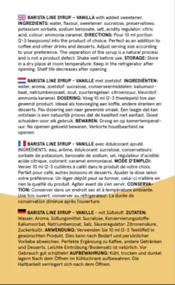 Fitcy | Koffiesiroop | Vanille | Barista Syrup | Zero | Vegan | Vetvrij | Suikervrij | Keto-vriendelijk | Koffie | Siroop | 1L -Koffie Korting Winkel 739x1200 2