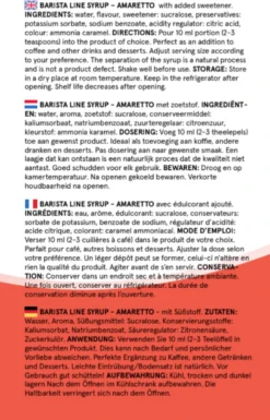Fitcy | Koffiesiroop | Amaretto | Barista Syrup | Zero | Vegan | Vetvrij | Suikervrij | Keto-vriendelijk | Koffie | Siroop | MET DOSEERPOMP | 1L -Koffie Korting Winkel 770x1200