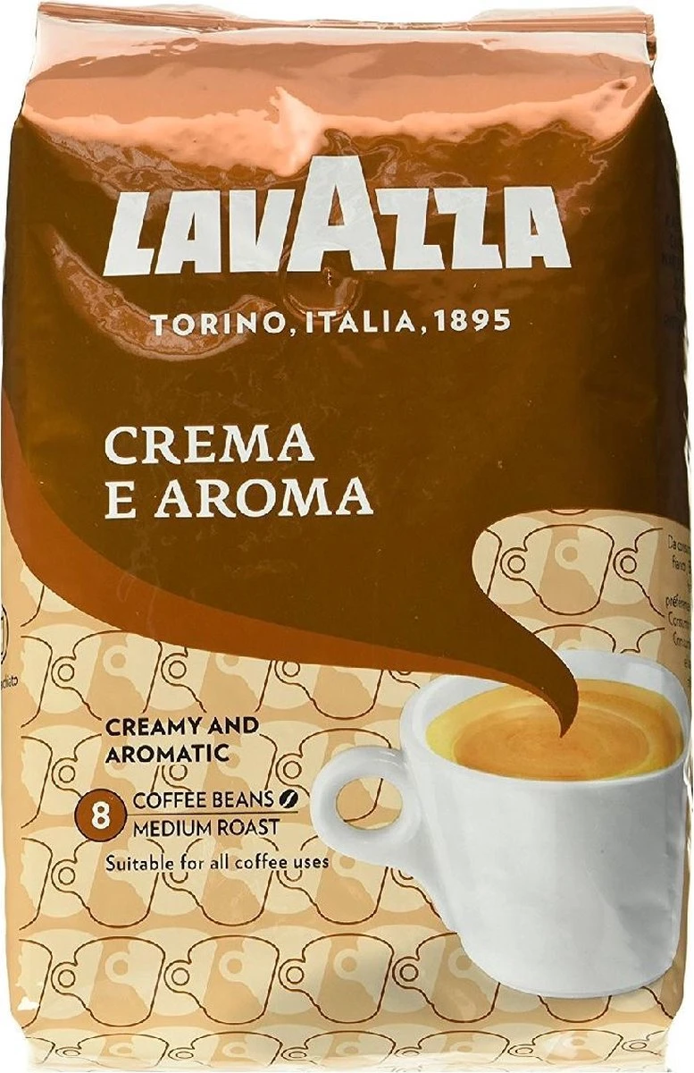Lavazza Crema E Aroma Koffiebonen - 6 X 1 Kg 2 Lavazza Crema E Aroma Koffiebonen - 6 X 1 Kg - Afbeelding 2
