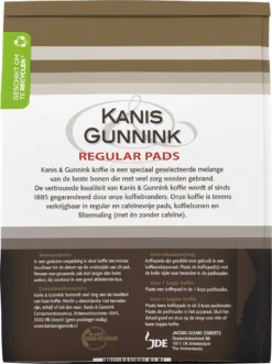 Kanis & Gunnink Regular Koffiepads - 10 X 36 Pads -Koffie Korting Winkel 895x1200 1