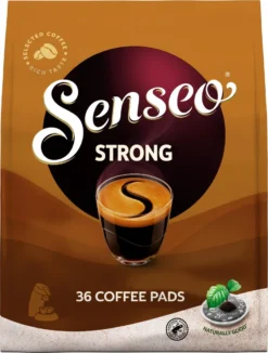 Senseo Strong Koffiepads - 7/9 Intensiteit - 10 X 36 Pads -Koffie Korting Winkel 909x1200 7