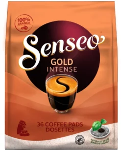 Senseo Gold Intense Koffiepads - 7/9 Intensiteit - 4 X 36 Pads -Koffie Korting Winkel 966x1200