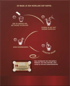 Douwe Egberts Aroma Rood Sticks Oploskoffie - 6 X 25 Zakjes -Koffie Korting Winkel 981x1200 2