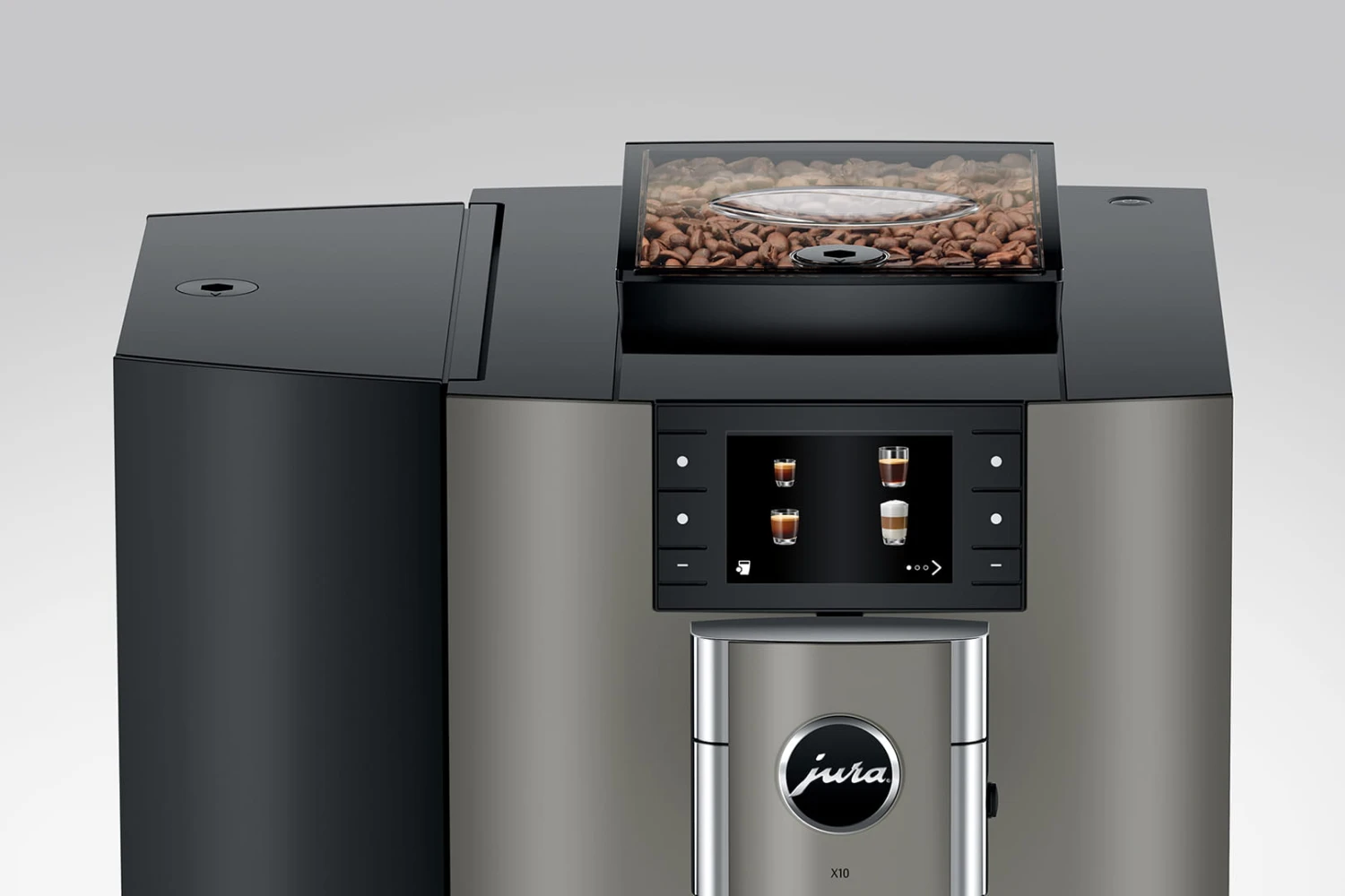 JURA X10 Dark Inox (EA) Met €84 Gratis Koffie 4 JURA X10 Dark Inox (EA) Met €84 Gratis Koffie - Afbeelding 4