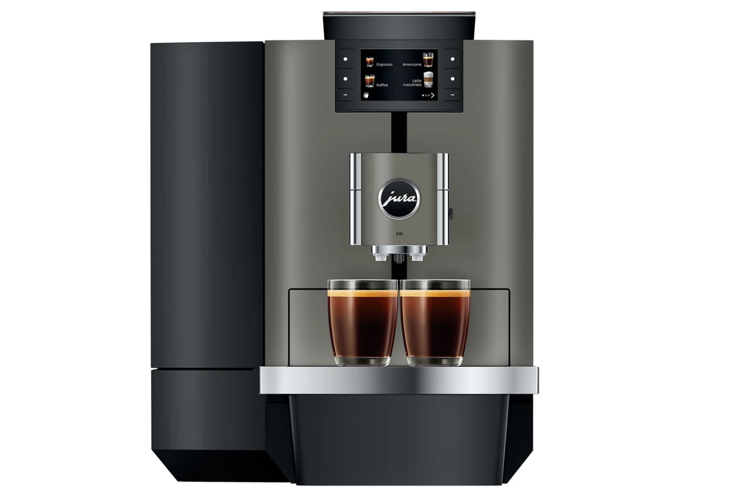 JURA X10 Dark Inox (EA) Met €84 Gratis Koffie 1 JURA X10 Dark Inox (EA) Met €84 Gratis Koffie