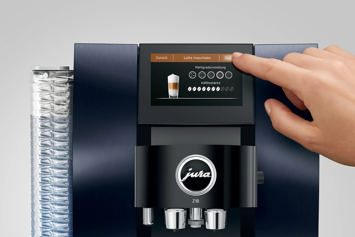 JURA Z10 Aluminium Midnight Blue (EA) Met €89 Gratis Koffie én 2+1 Jaar Extra Garantie 2 JURA Z10 Aluminium Midnight Blue (EA) Met €89 Gratis Koffie én 2+1 Jaar Extra Garantie - Afbeelding 2