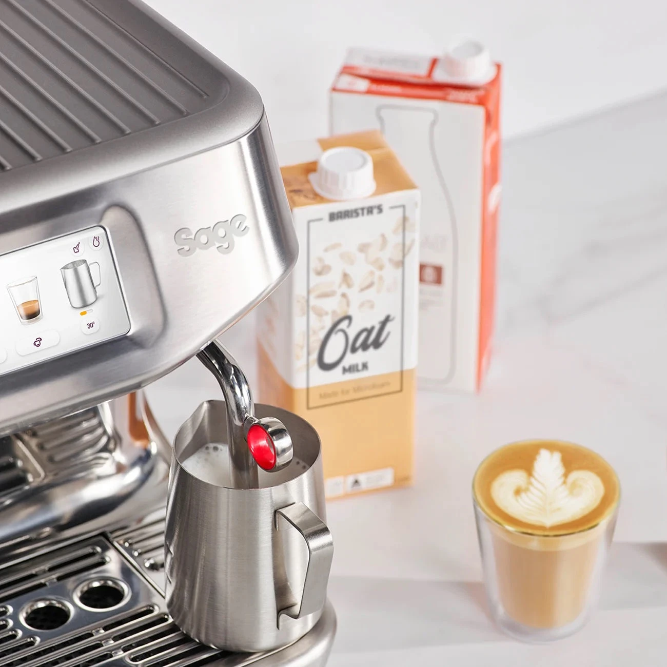 Sage Barista Touch Impress Stainless Steel Met €49 Gratis Koffie En Barista Pack T.w.v. €169 8 Sage Barista Touch Impress Stainless Steel Met €49 Gratis Koffie En Barista Pack T.w.v. €169 - Afbeelding 8