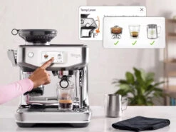 Sage Barista Touch Impress Black Truffle Met €49 Gratis Koffie En Barista Pack T.w.v. €169 -Koffie Korting Winkel Sage Barista Touch Impress touchscreen 3fcb10ec bab8 445c a078 9b166edd7029