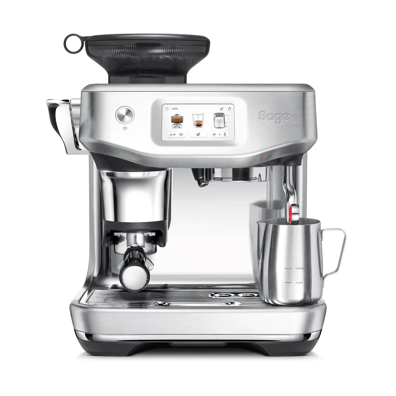 Sage Barista Touch Impress Stainless Steel Met €49 Gratis Koffie En Barista Pack T.w.v. €169 1 Sage Barista Touch Impress Stainless Steel Met €49 Gratis Koffie En Barista Pack T.w.v. €169