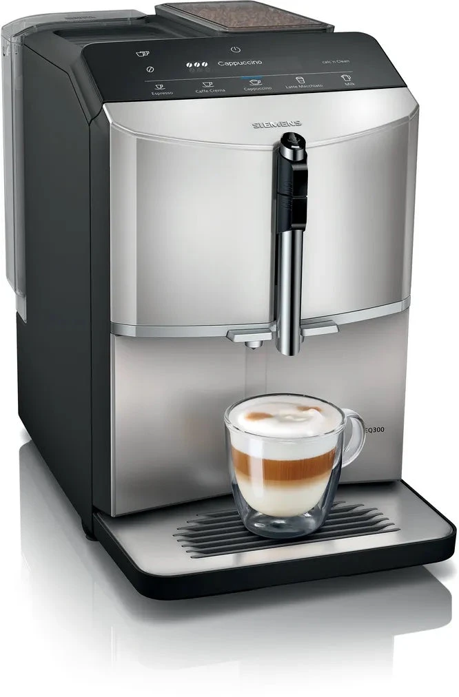 Siemens EQ.300 - RVS Zilver Metallic - TF303E07 Met €33 Gratis Koffie 1 Siemens EQ.300 - RVS Zilver Metallic - TF303E07 Met €33 Gratis Koffie
