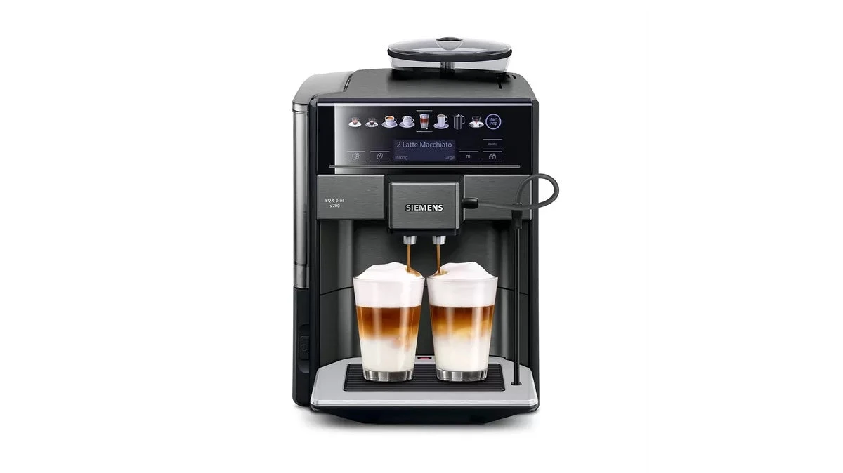 Siemens EQ.6 Plus S700 - Dark Inox - TE657319RW Met €49 Gratis Koffie 1 Siemens EQ.6 Plus S700 - Dark Inox - TE657319RW Met €49 Gratis Koffie