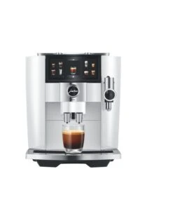 JURA J8 Twin Diamond White (EA) Met €78 Gratis Koffie En Glazen Melkhouder En 2+1 Jaar Extra Garantie